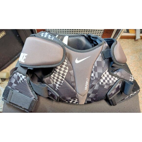 Nike Gray and White Checkered Protective Vest - Picture 2 of 4